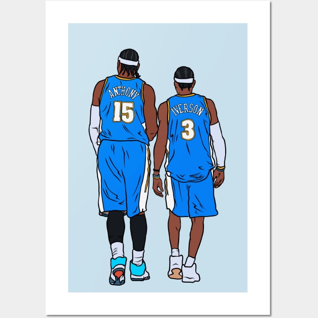 Melo & AI Wall Art by rattraptees